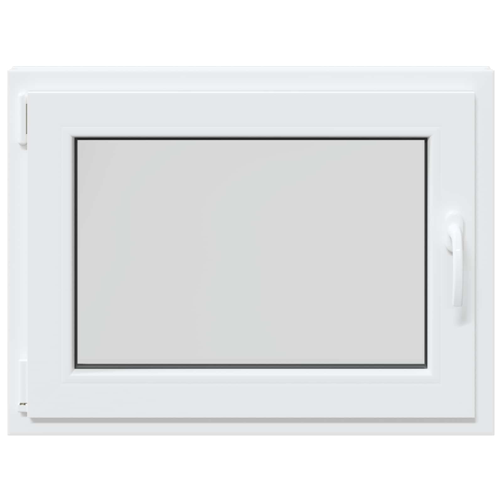 Prozor za podrum RISOR 80 x 70 cm PVC i staklo Bijela