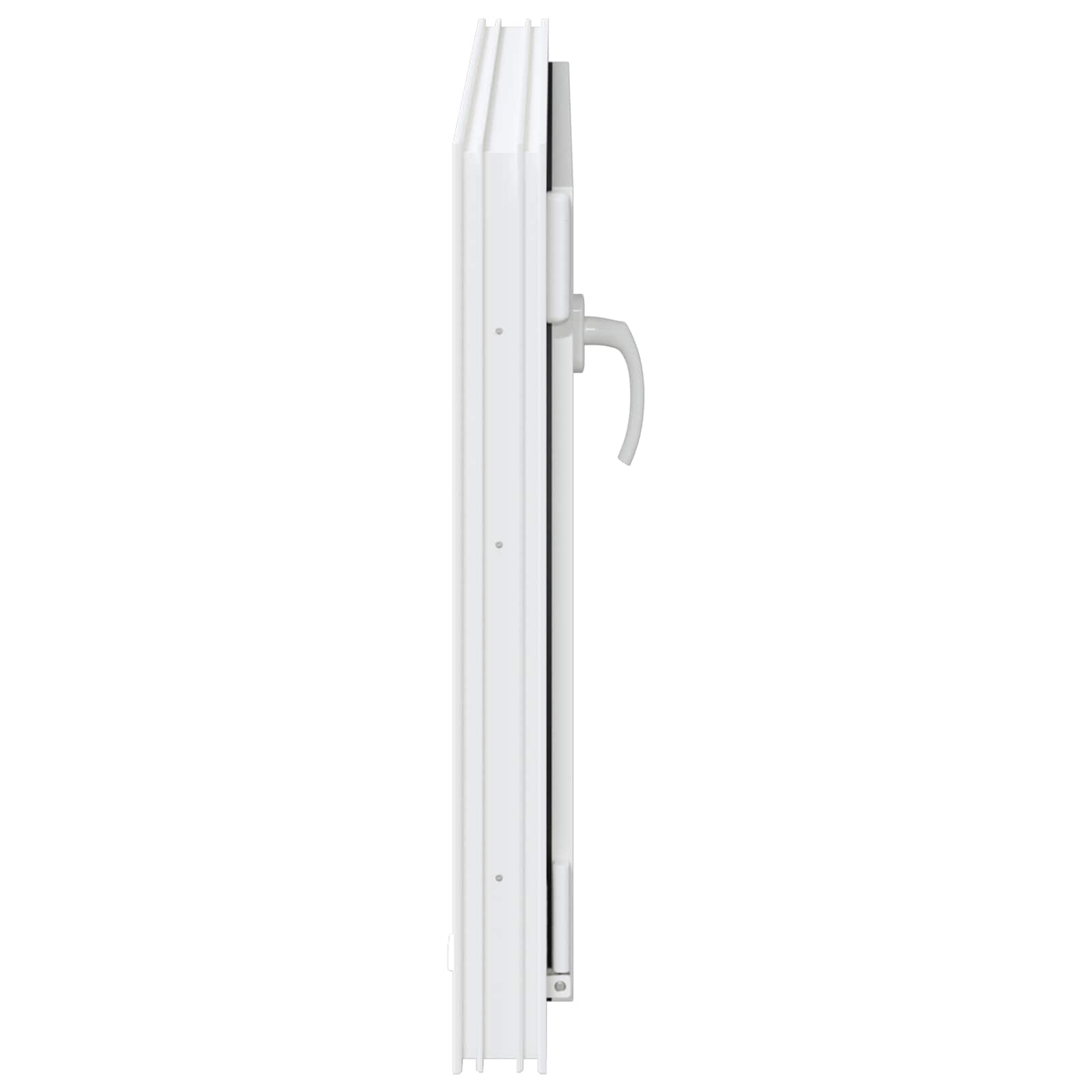 Prozor za podrum RISOR 80 x 70 cm PVC i staklo Bijela