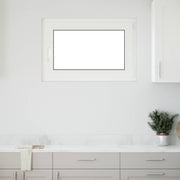 Prozor za podrum RISOR 90 x 70 cm PVC i staklo Bijela