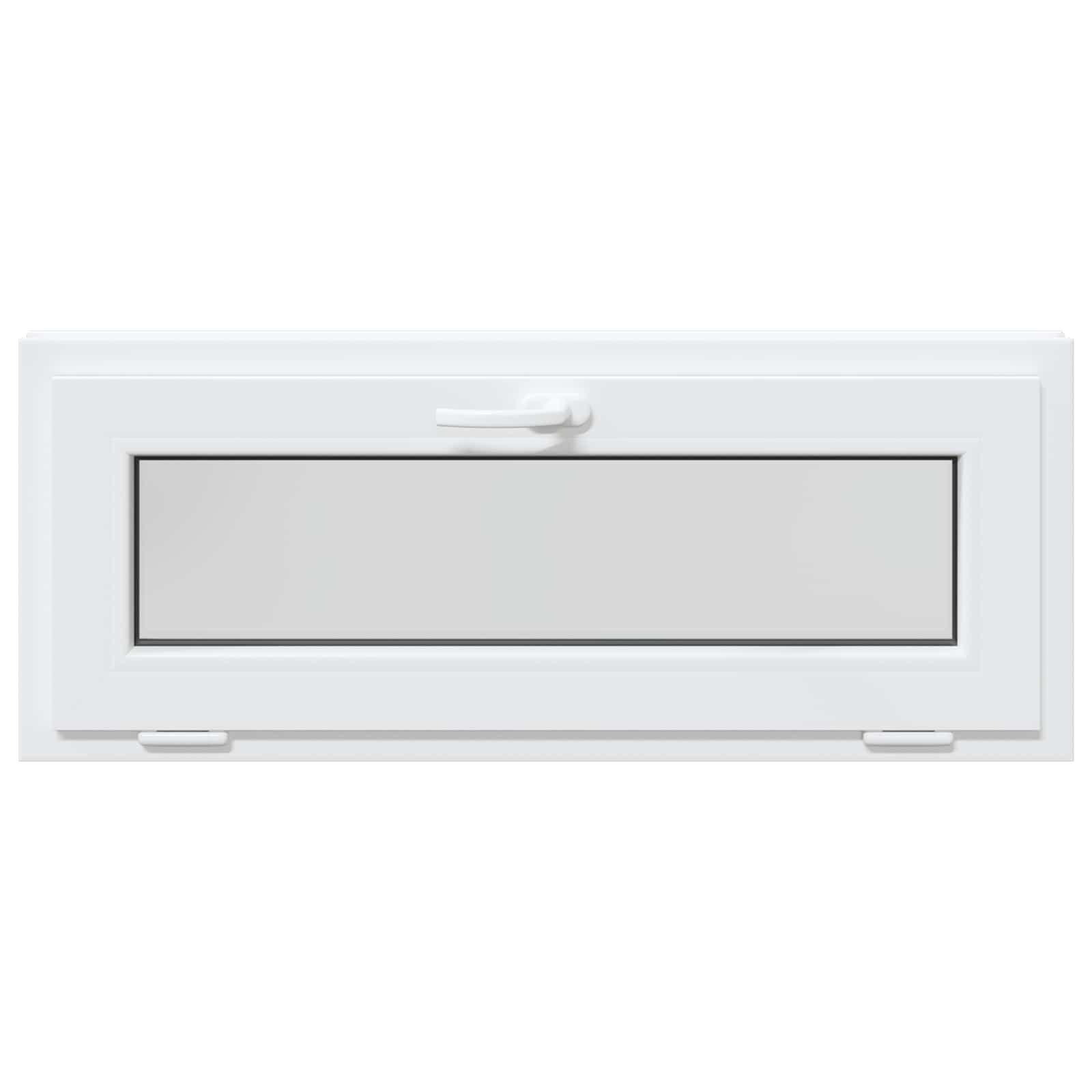 Prozor za podrum RISOR 100 x 40 cm PVC i staklo Bijela