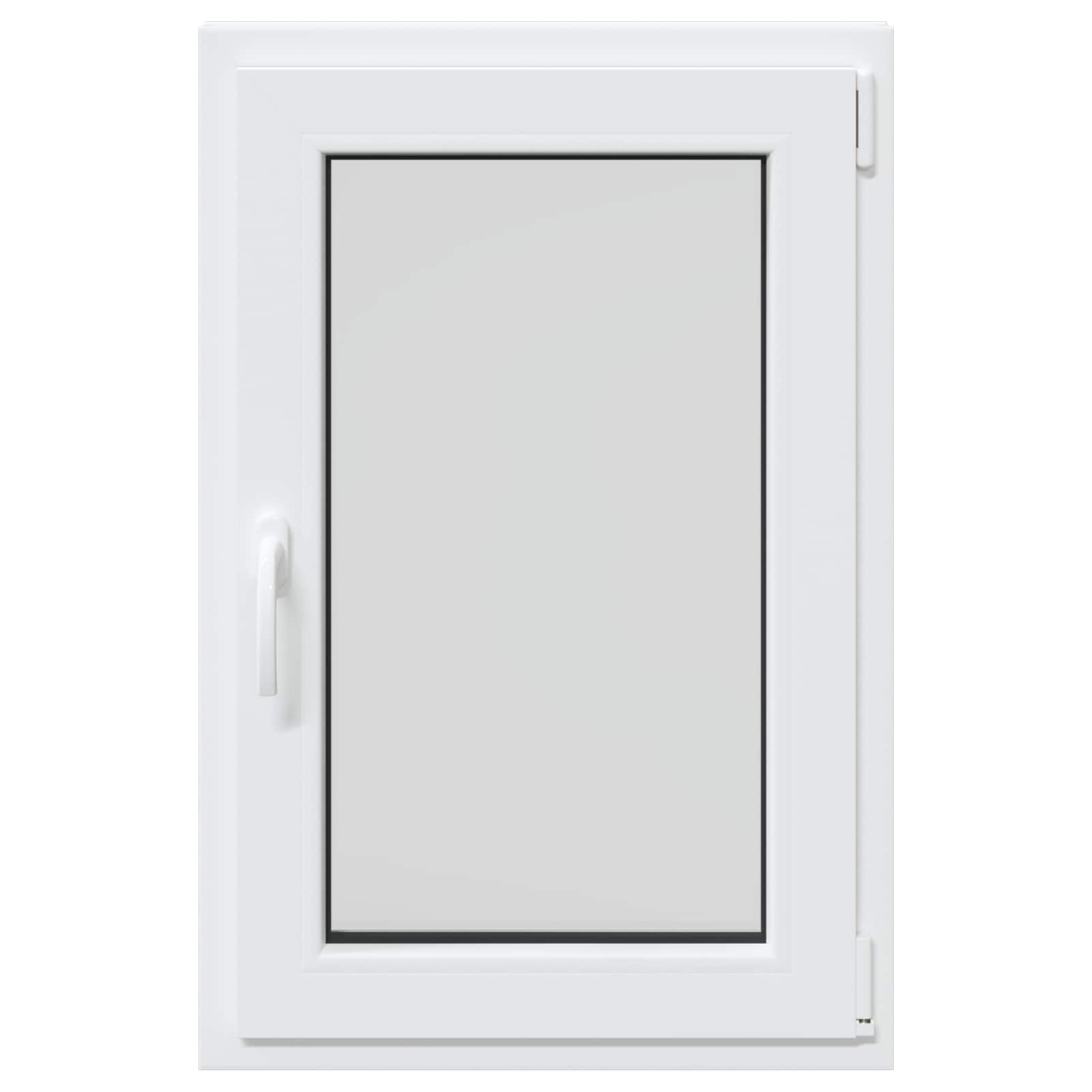 Prozor za podrum RISOR 60 x 80 cm PVC i staklo Bijela