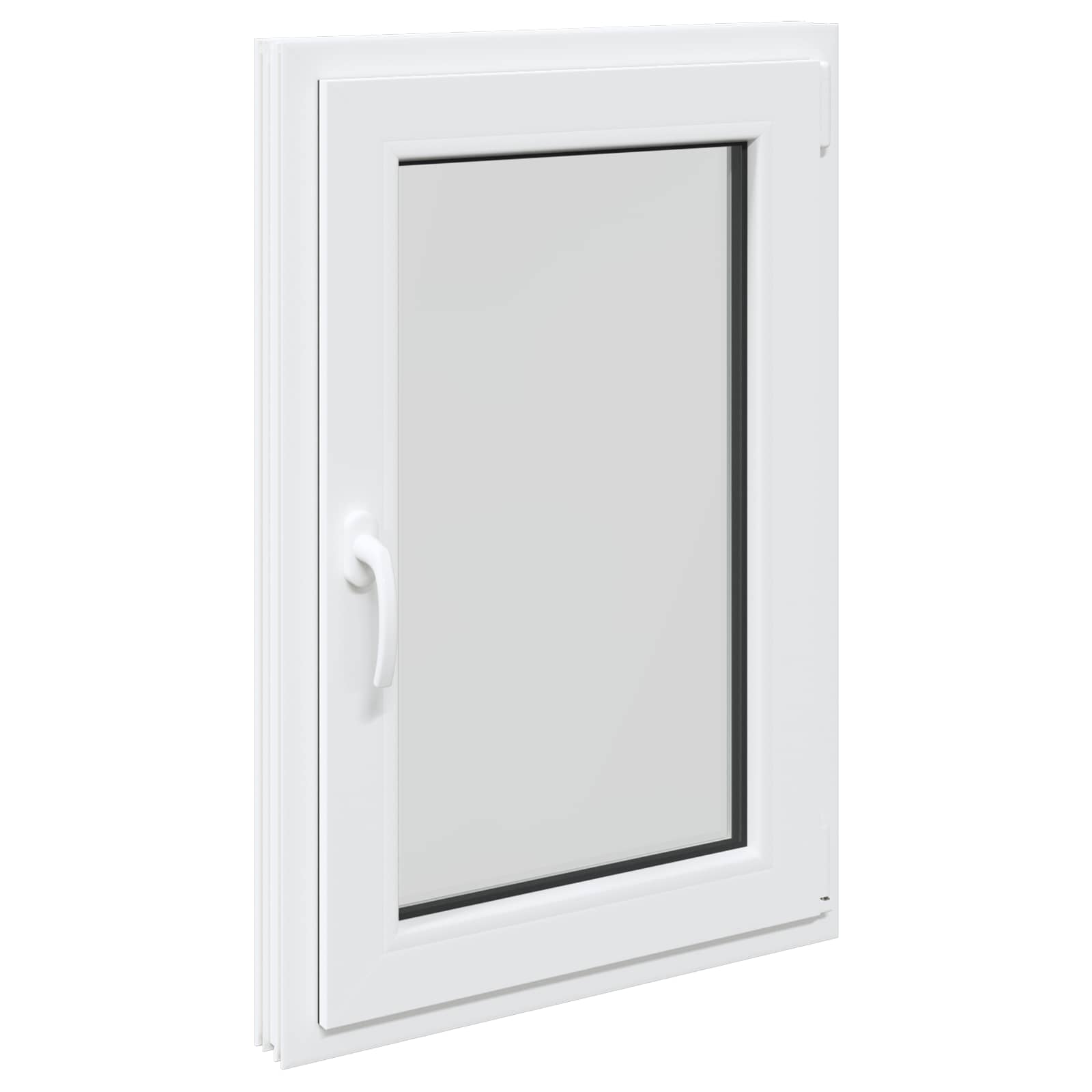 Prozor za podrum RISOR 60 x 90 cm PVC i staklo Bijela