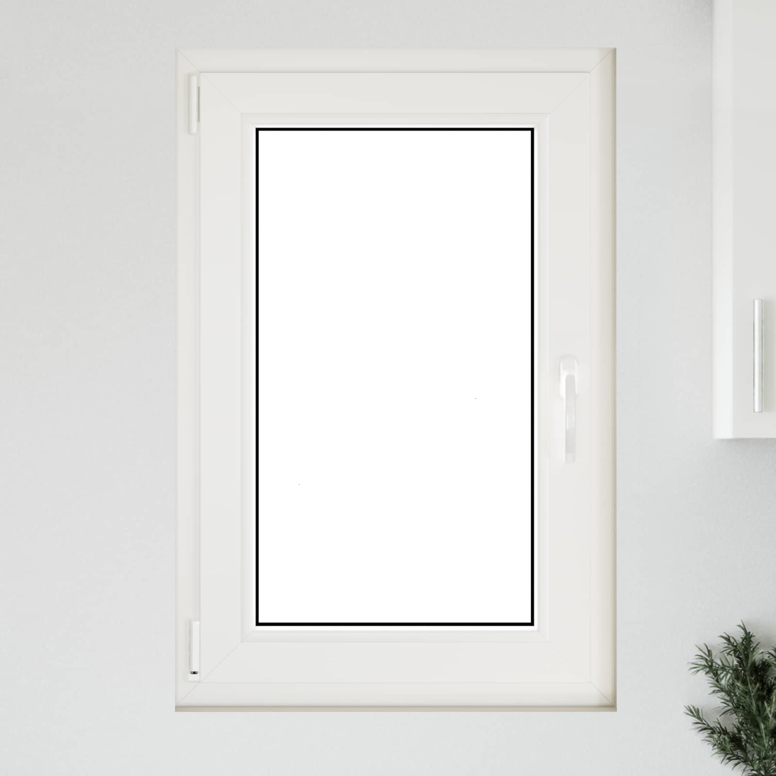 Prozor za podrum RISOR 60 x 100 cm PVC i staklo Antracit