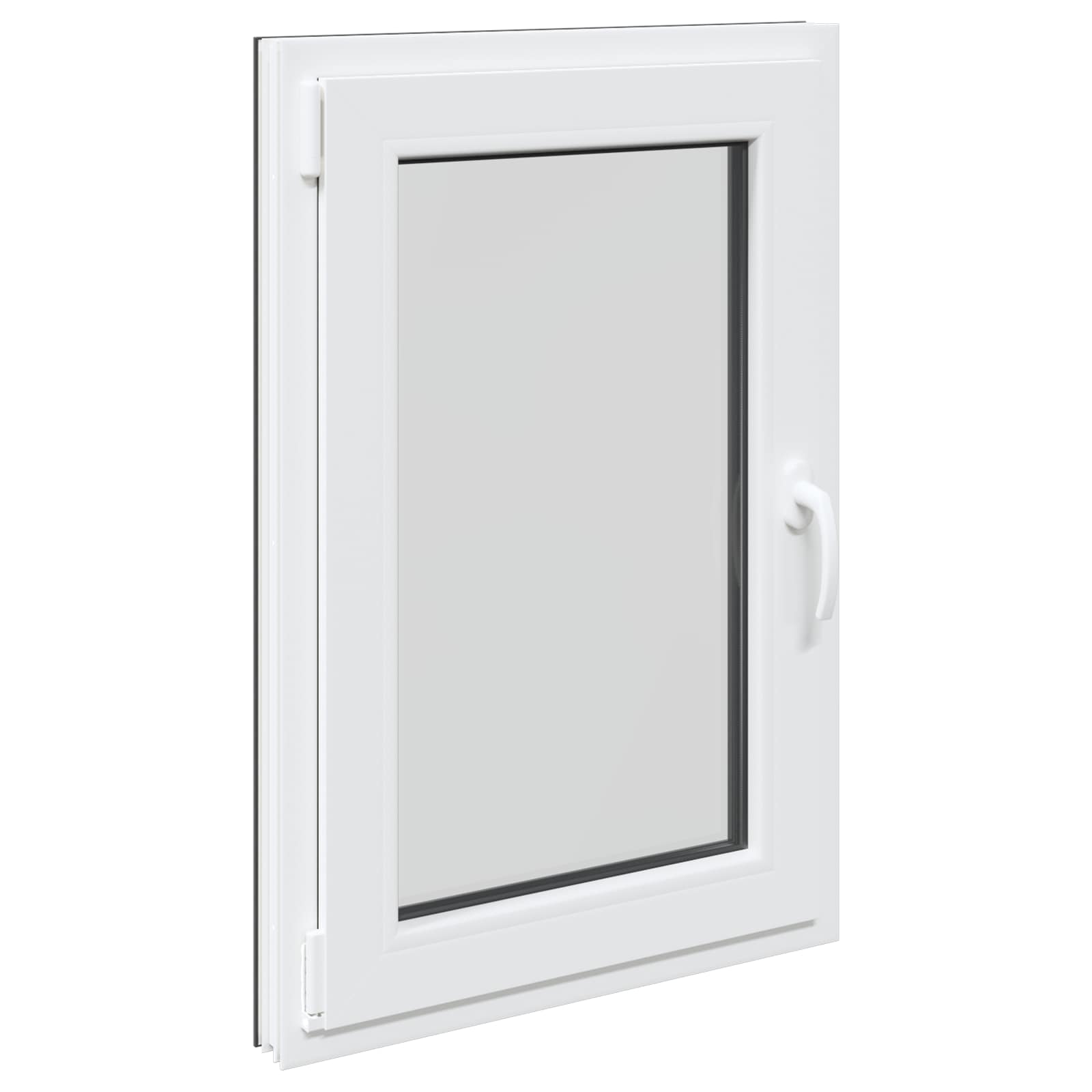 Prozor za podrum RISOR 60 x 100 cm PVC i staklo Antracit