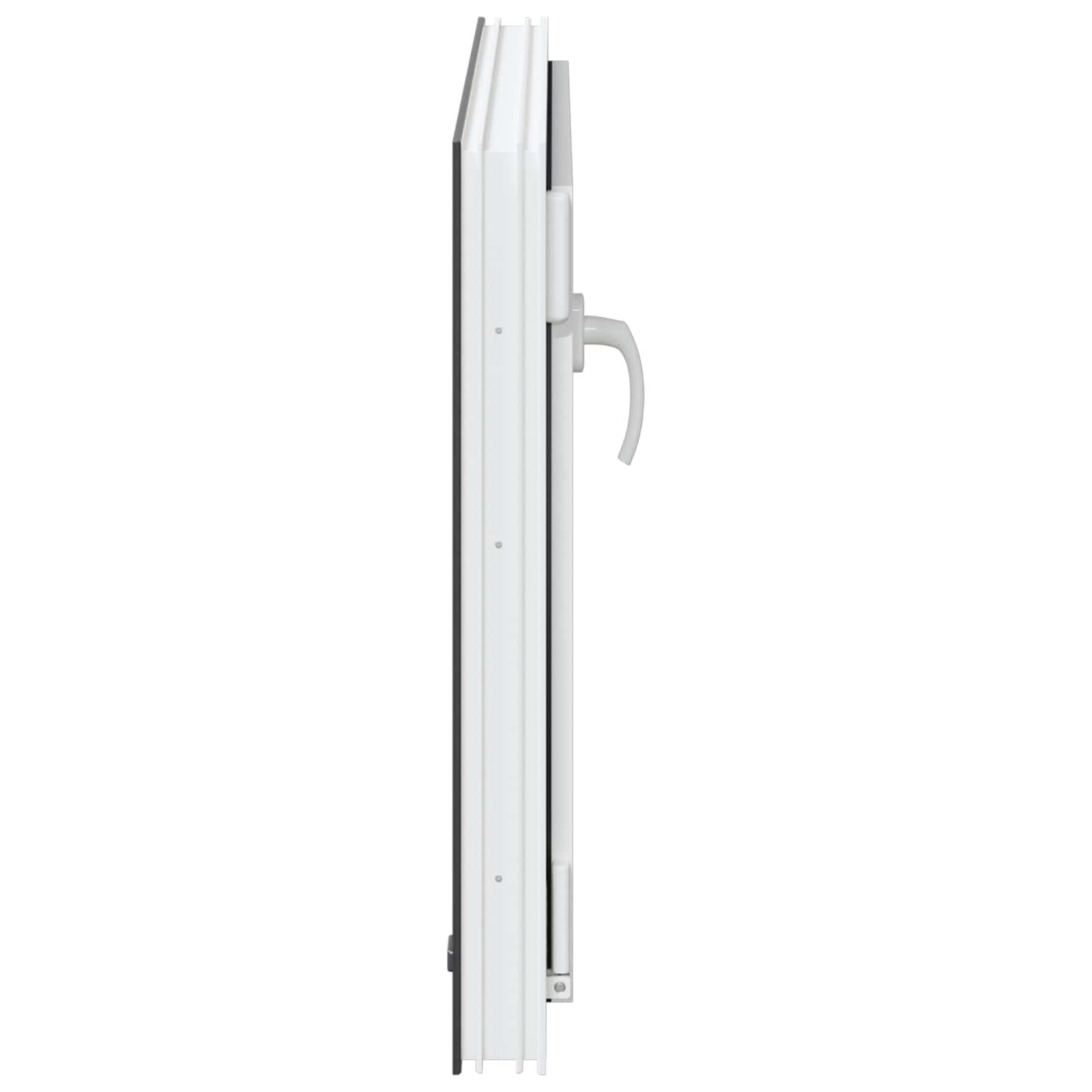 Prozor za podrum RISOR 80 x 50 cm PVC i staklo Antracit