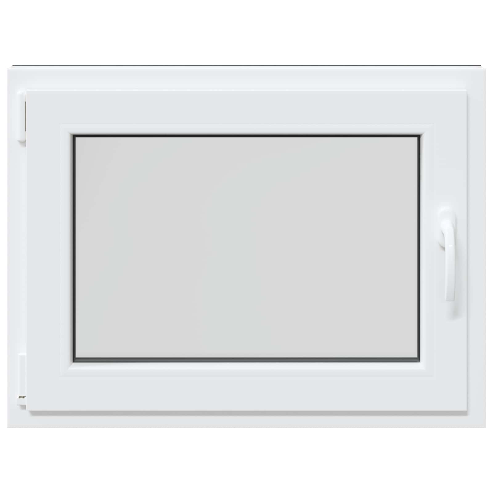 Prozor za podrum RISOR 80 x 70 cm PVC i staklo Antracit