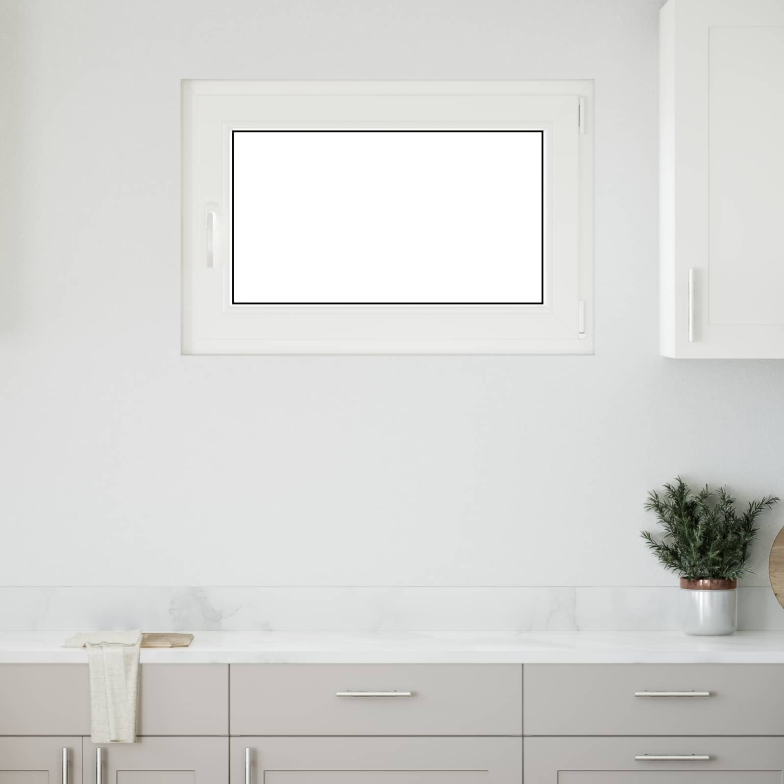 Prozor za podrum RISOR 80 x 70 cm PVC i staklo Antracit