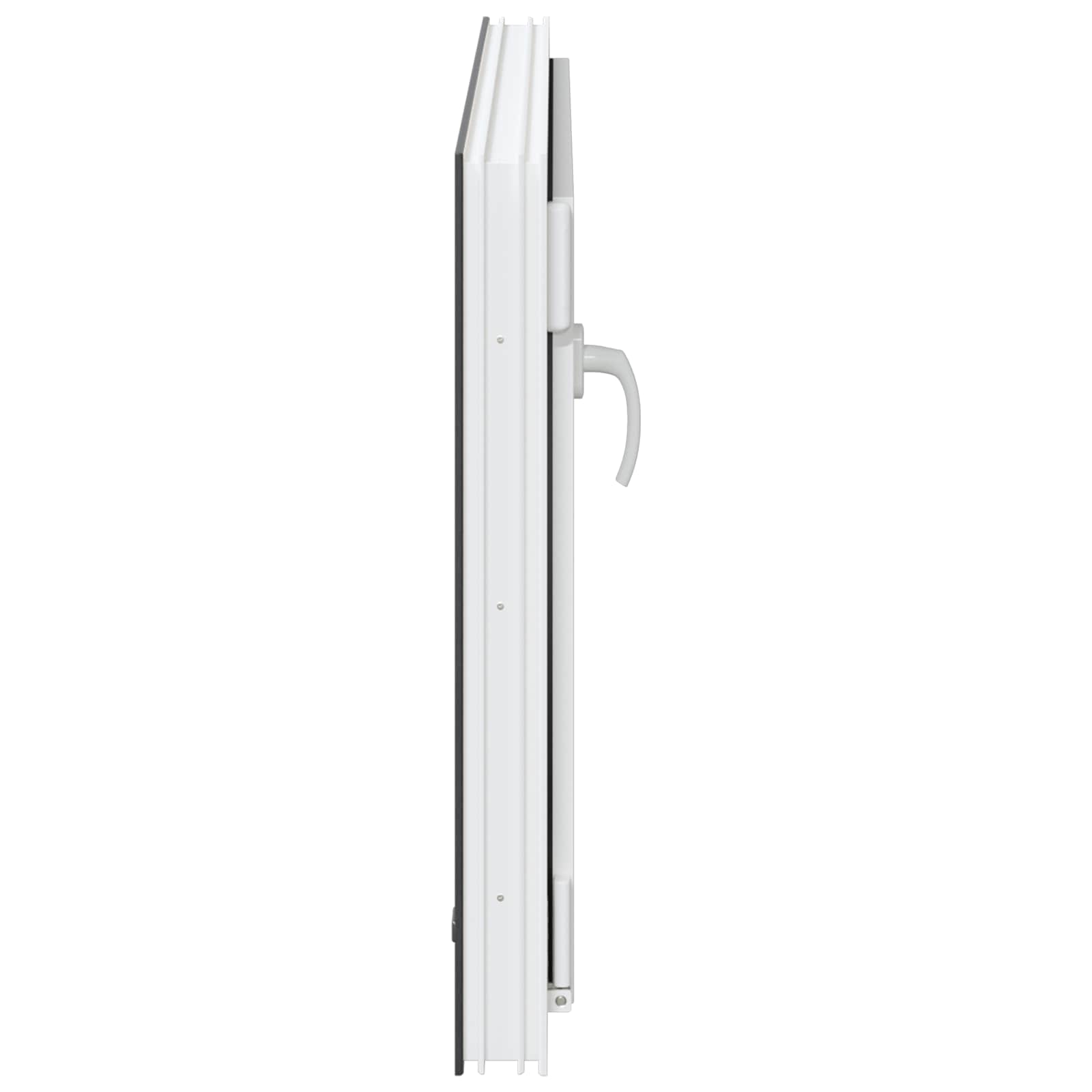 Prozor za podrum RISOR 90 x 70 cm PVC i staklo Antracit