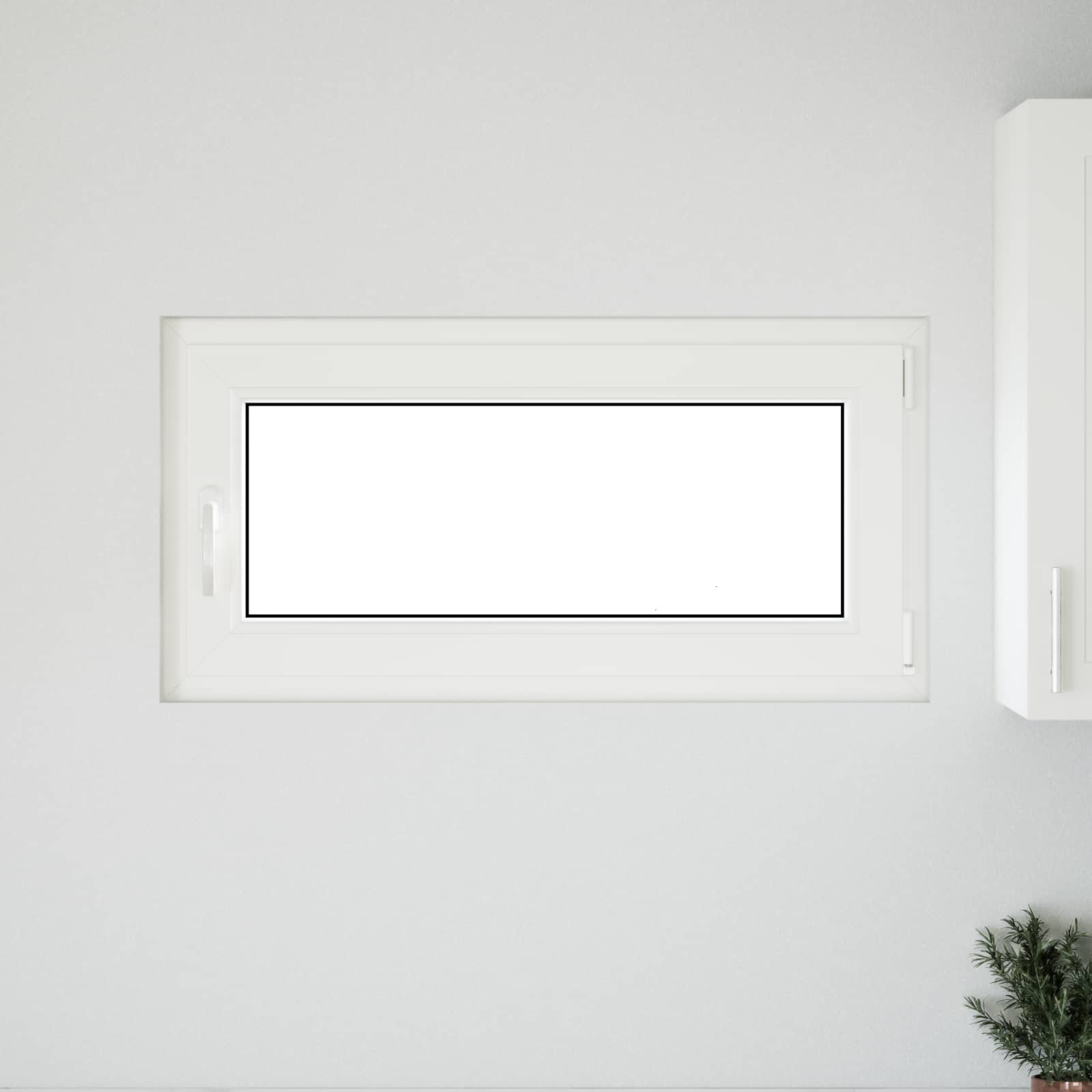 Prozor za podrum RISOR 100 x 50 cm PVC i staklo Antracit