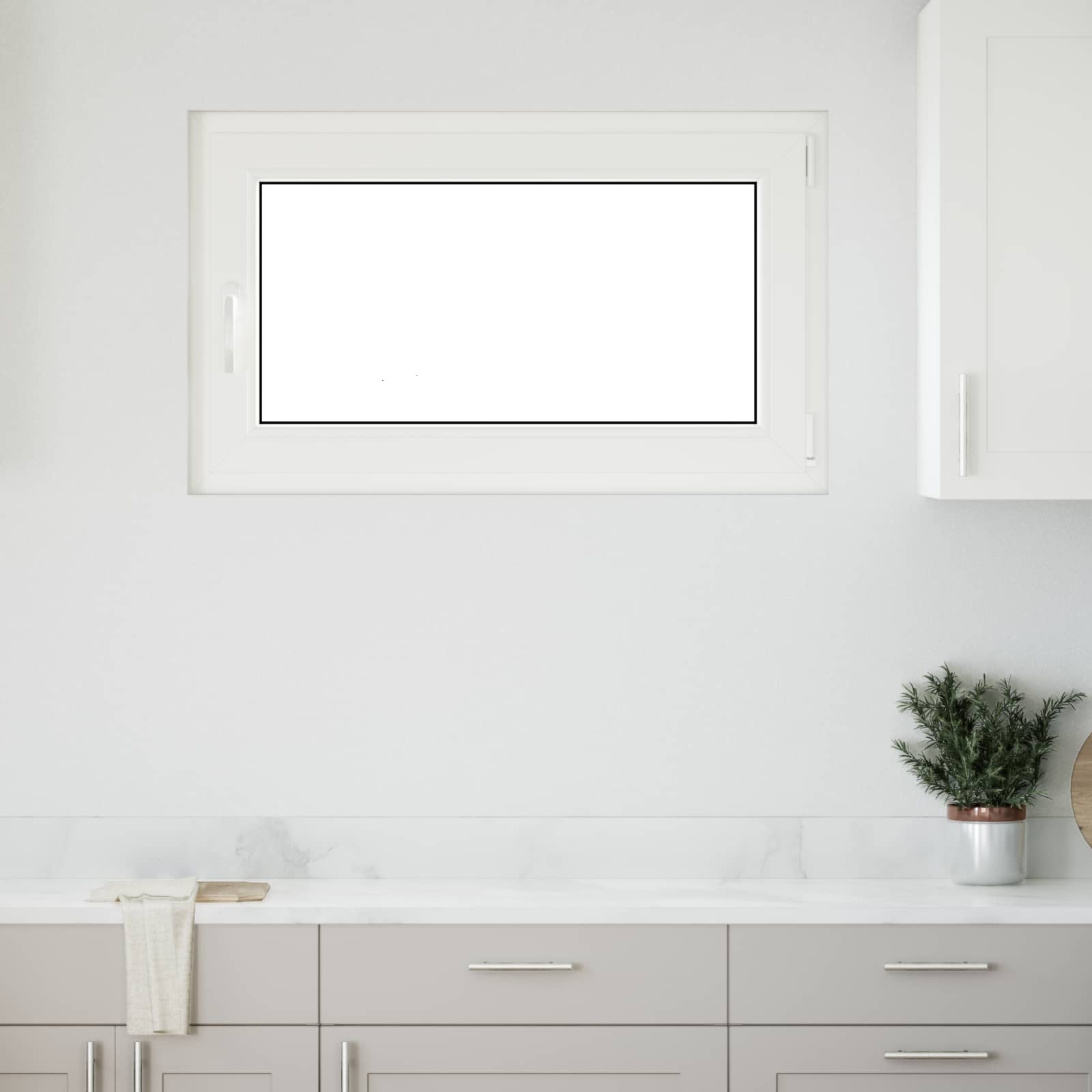 Prozor za podrum RISOR 100 x 70 cm PVC i staklo Antracit