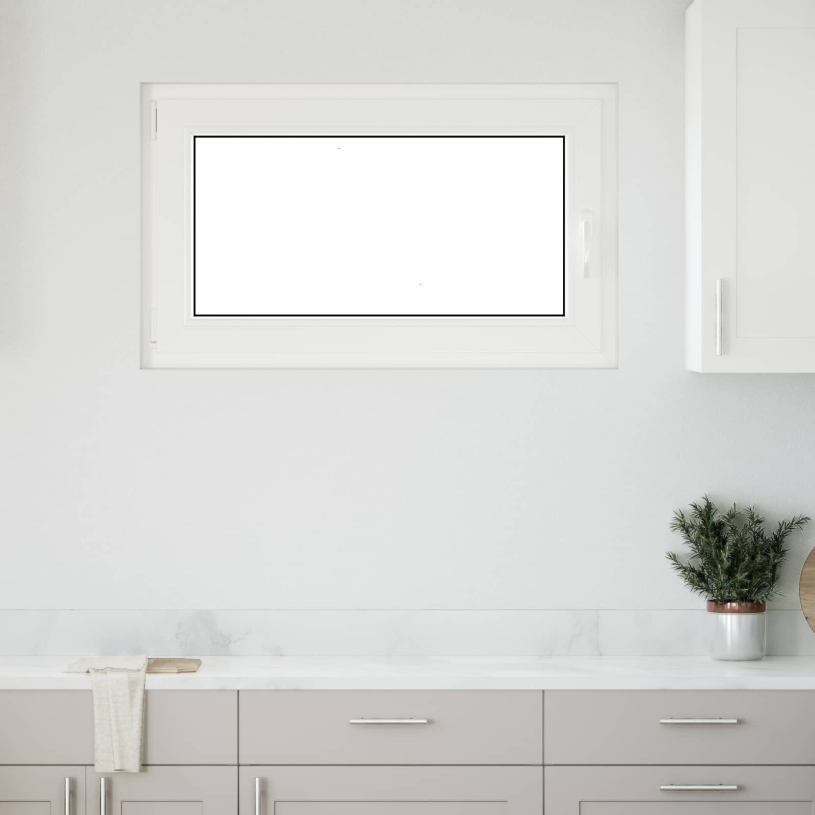 Prozor za podrum RISOR 100 x 70 cm PVC i staklo Antracit