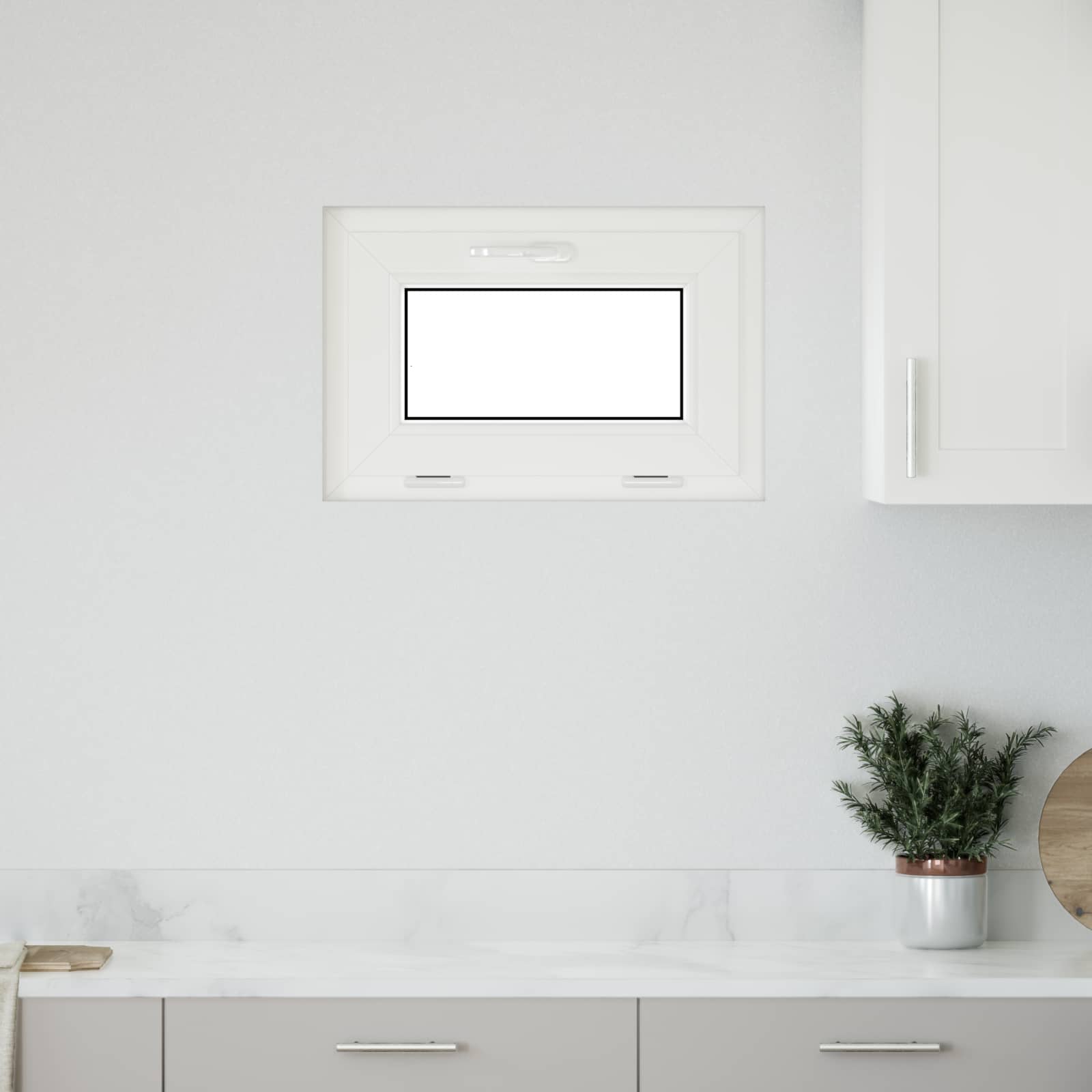 Prozor za podrum RISOR 60 x 40 cm PVC i staklo Antracit