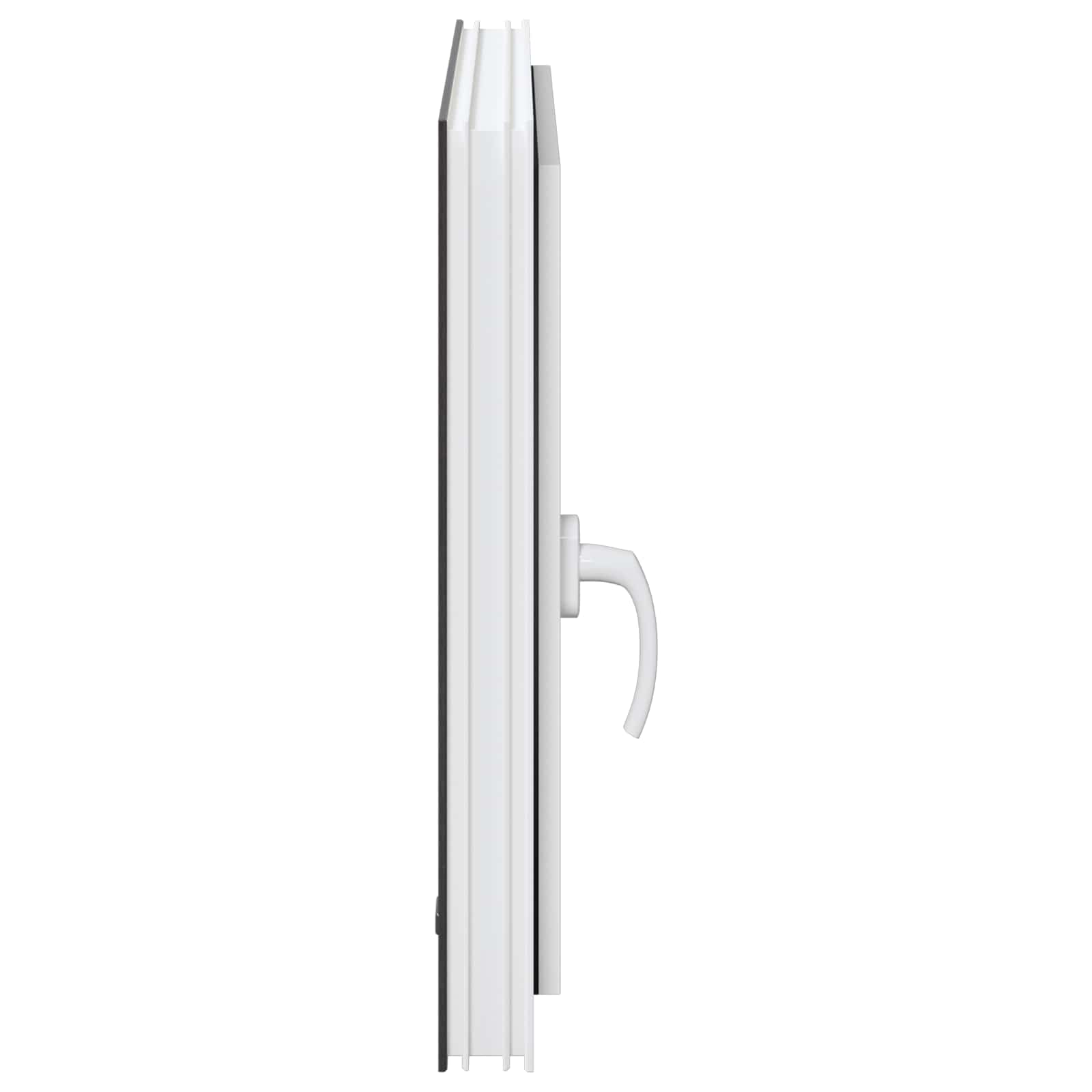 Prozor za podrum RISOR 50 x 50 cm PVC i staklo Antracit