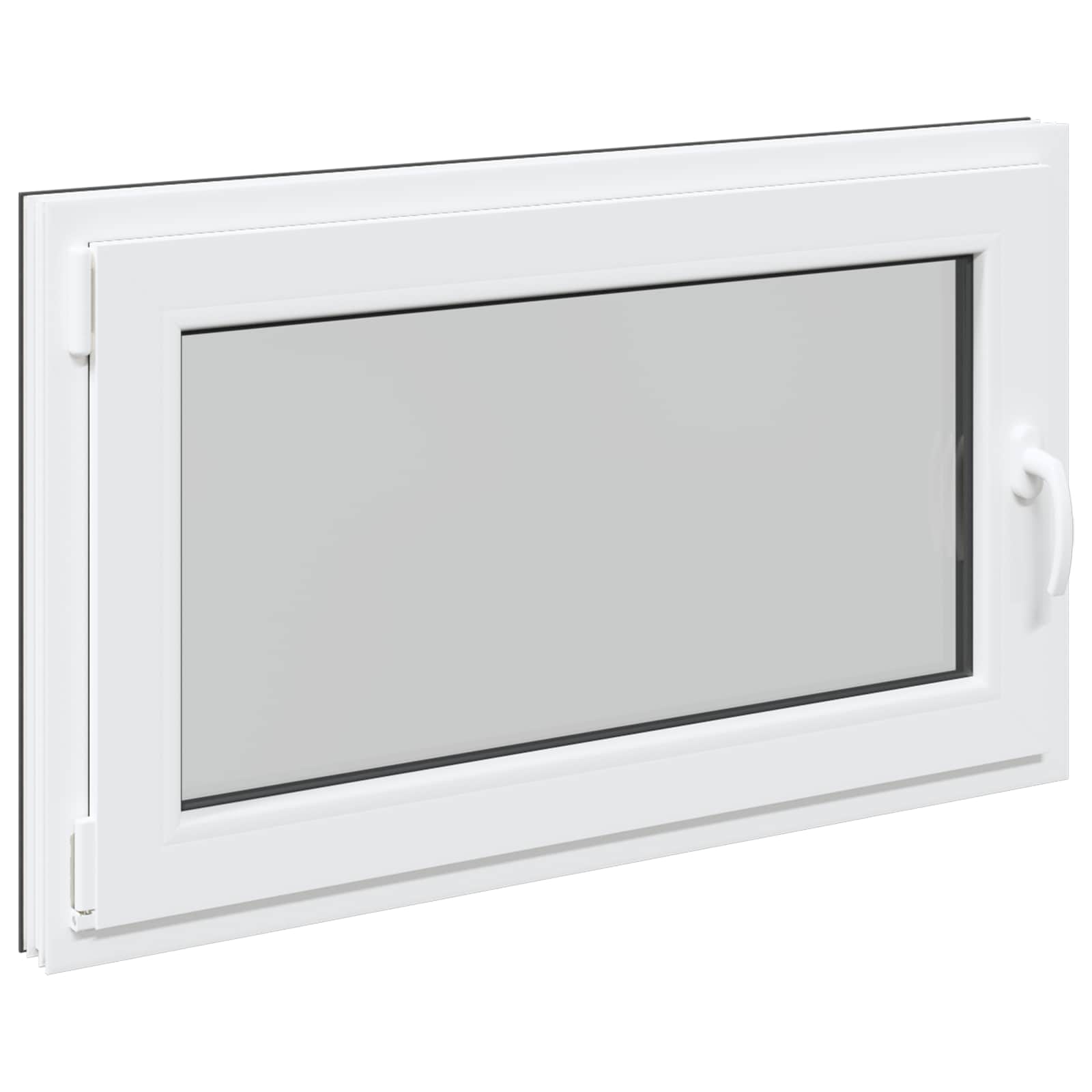 Prozor za podrum RISOR 100 x 50 cm PVC i staklo Antracit