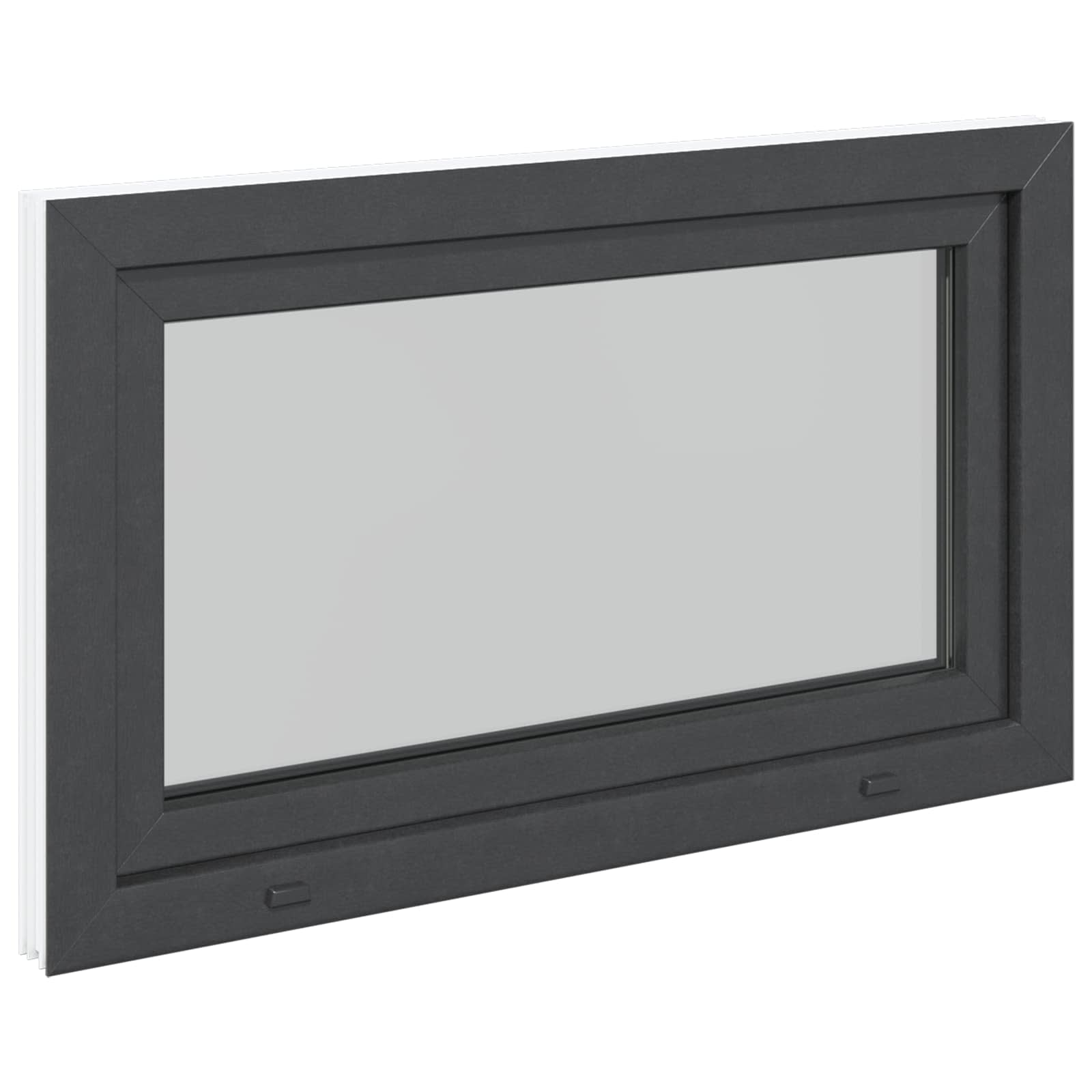 Prozor za podrum RISOR 100 x 60 cm PVC i staklo Antracit