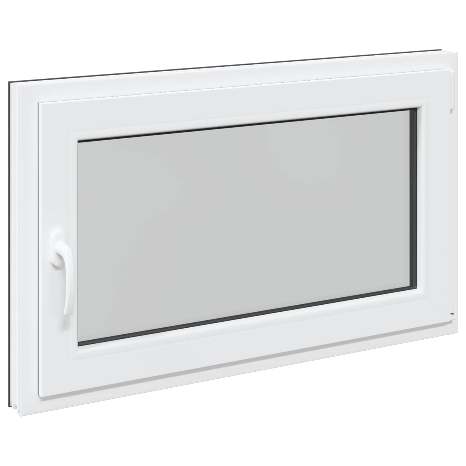 Prozor za podrum RISOR 100 x 70 cm PVC i staklo Antracit
