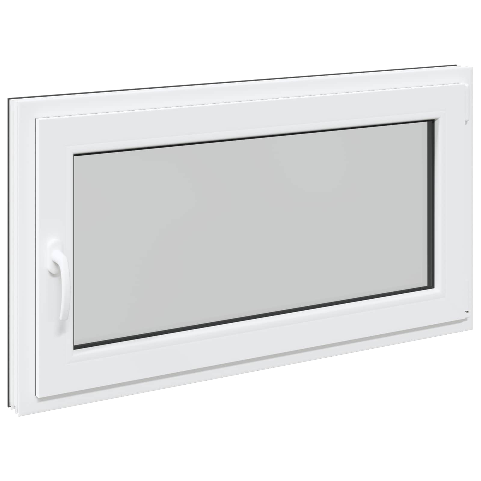 Prozor za podrum RISOR 110 x 70 cm PVC i staklo Antracit