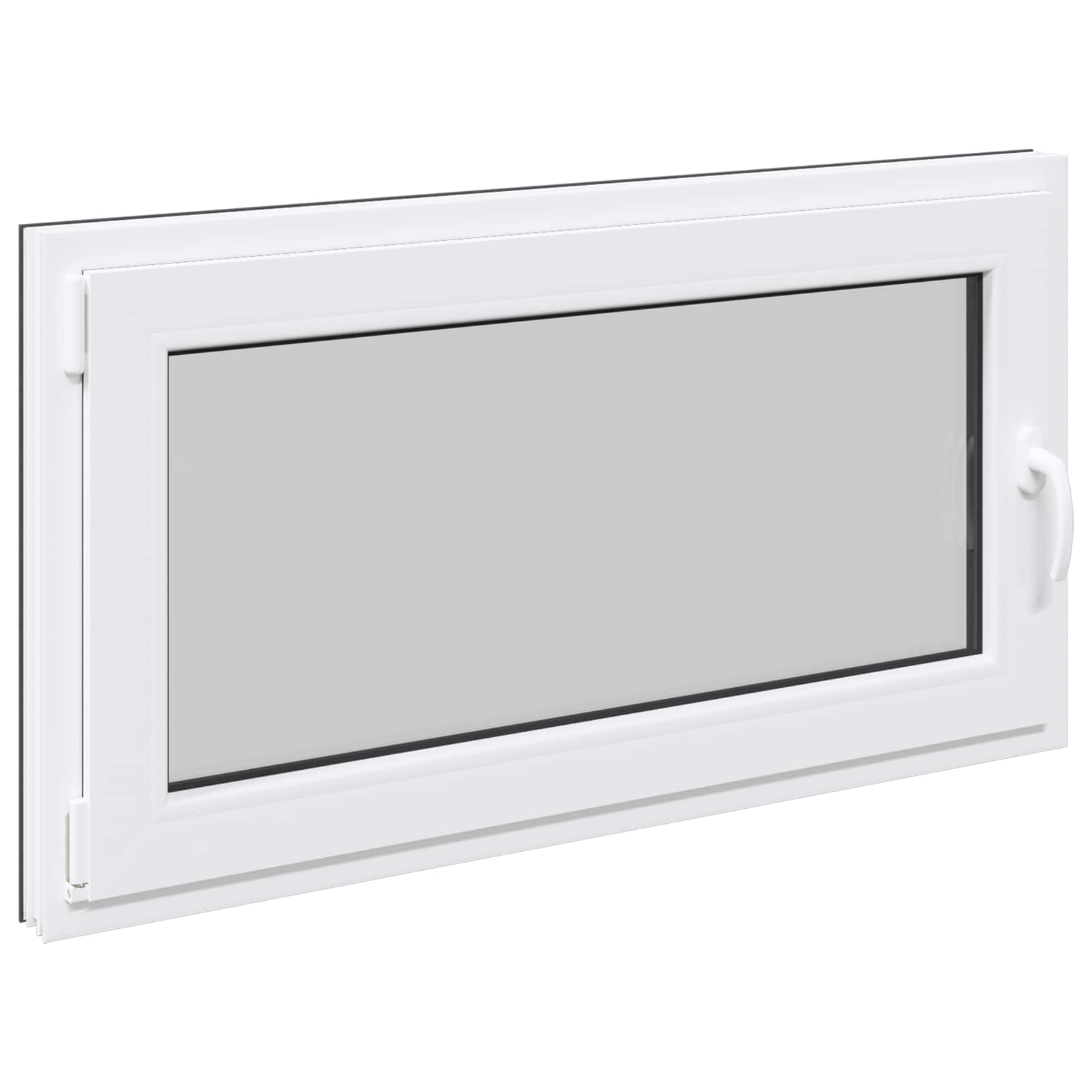 Prozor za podrum RISOR 120 x 60 cm PVC i staklo Antracit