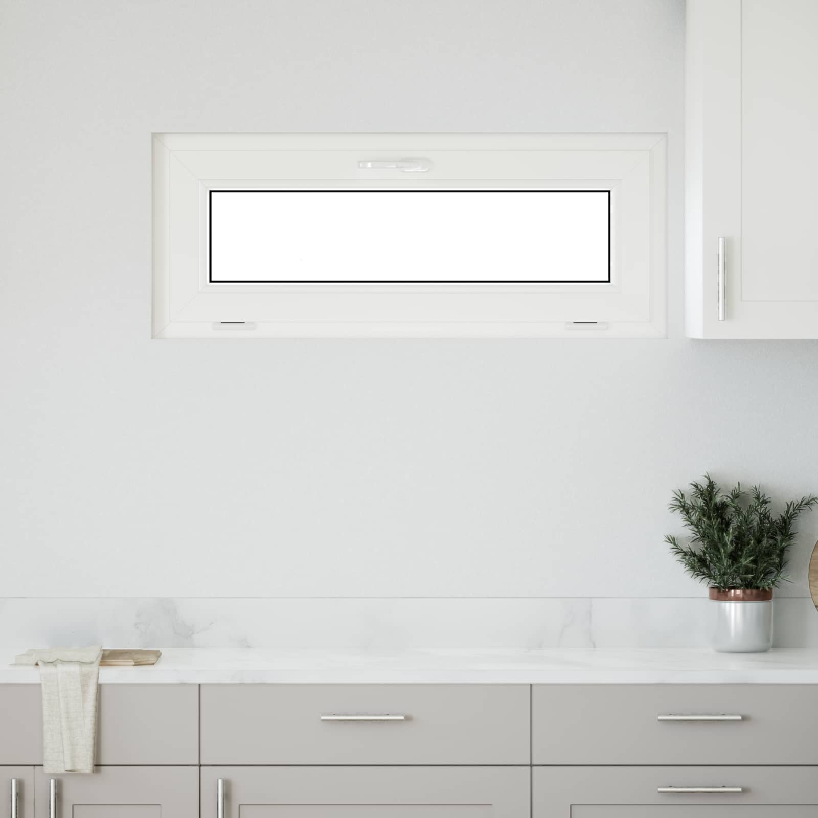 Prozor za podrum RISOR 100 x 40 cm PVC i staklo Antracit