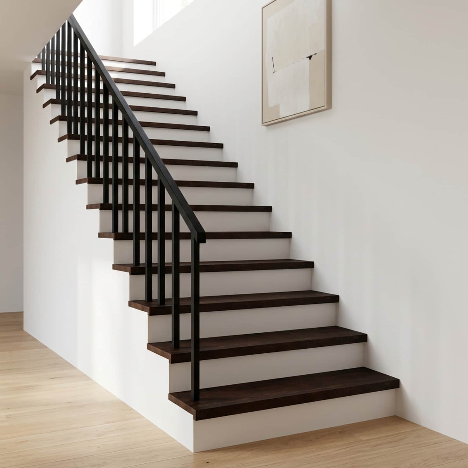 Step treads 20 kom. 100 x 25 x 2 cm Tamno smeđa