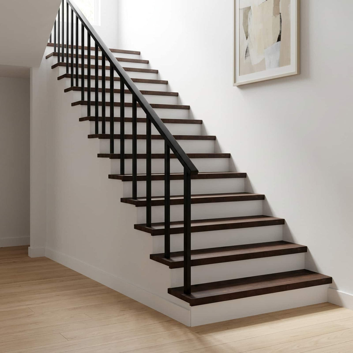 Step treads 2 kom. 120 x 30 x 2 cm Tamno smeđa