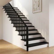 Step treads 12 kom. 70 x 25 x 2 cm Crna Čvrsto drvo bukve