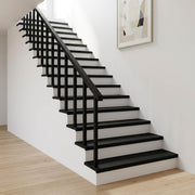 Step treads 2 kom. 110 x 25 x 2 cm Crna Čvrsto drvo bukve