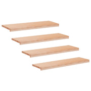 Step treads 4 kom. 90 x 30 x 2 cm Prirodna Čvrsto drvo bukve