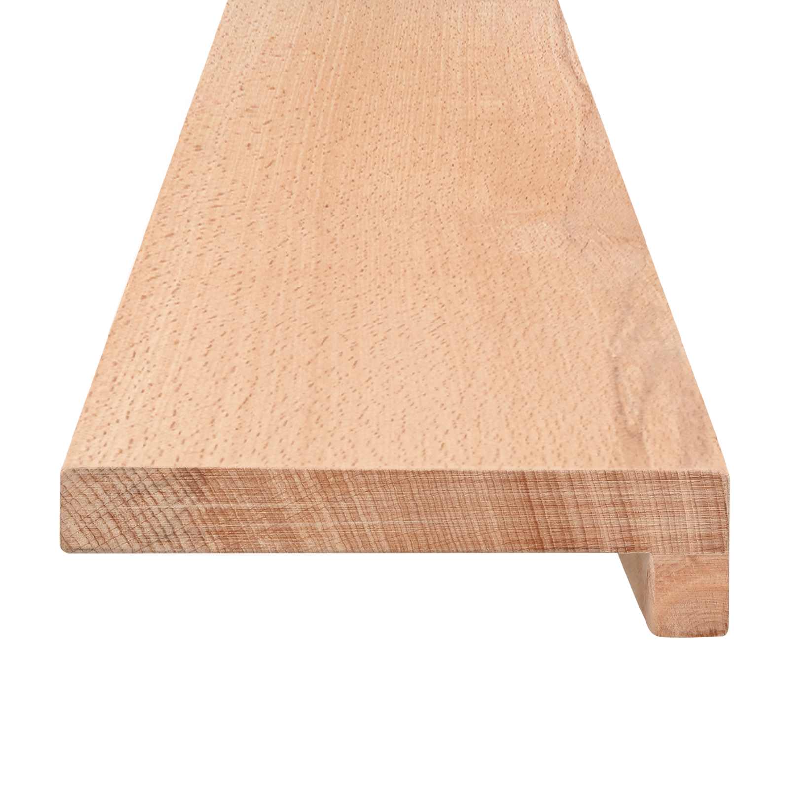 Step treads 4 kom. 90 x 30 x 2 cm Prirodna Čvrsto drvo bukve