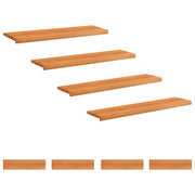Step treads 8 kom. 120 x 25 x 2 cm Svijetlosmeđa