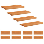 Step treads 12 kom. 80 x 30 x 2 cm Svijetlosmeđa