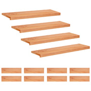 Step treads 12 kom. 90 x 30 x 2 cm Lak Čvrsto drvo bukve