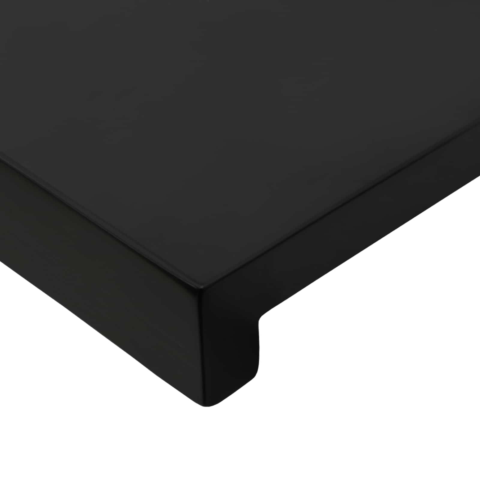 Step treads 12 kom. 70 x 25 x 2 cm Crna Čvrsto drvo bukve