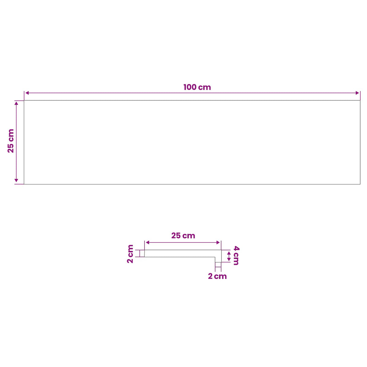 Step treads 16 kom. 100 x 25 x 2 cm Prirodna Čvrsto drvo bukve