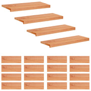 Step treads 20 kom. 80 x 30 x 2 cm Lak Čvrsto drvo bukve