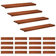 Step treads 20 kom. 110 x 25 x 2 cm Smeđa Čvrsto drvo bukve
