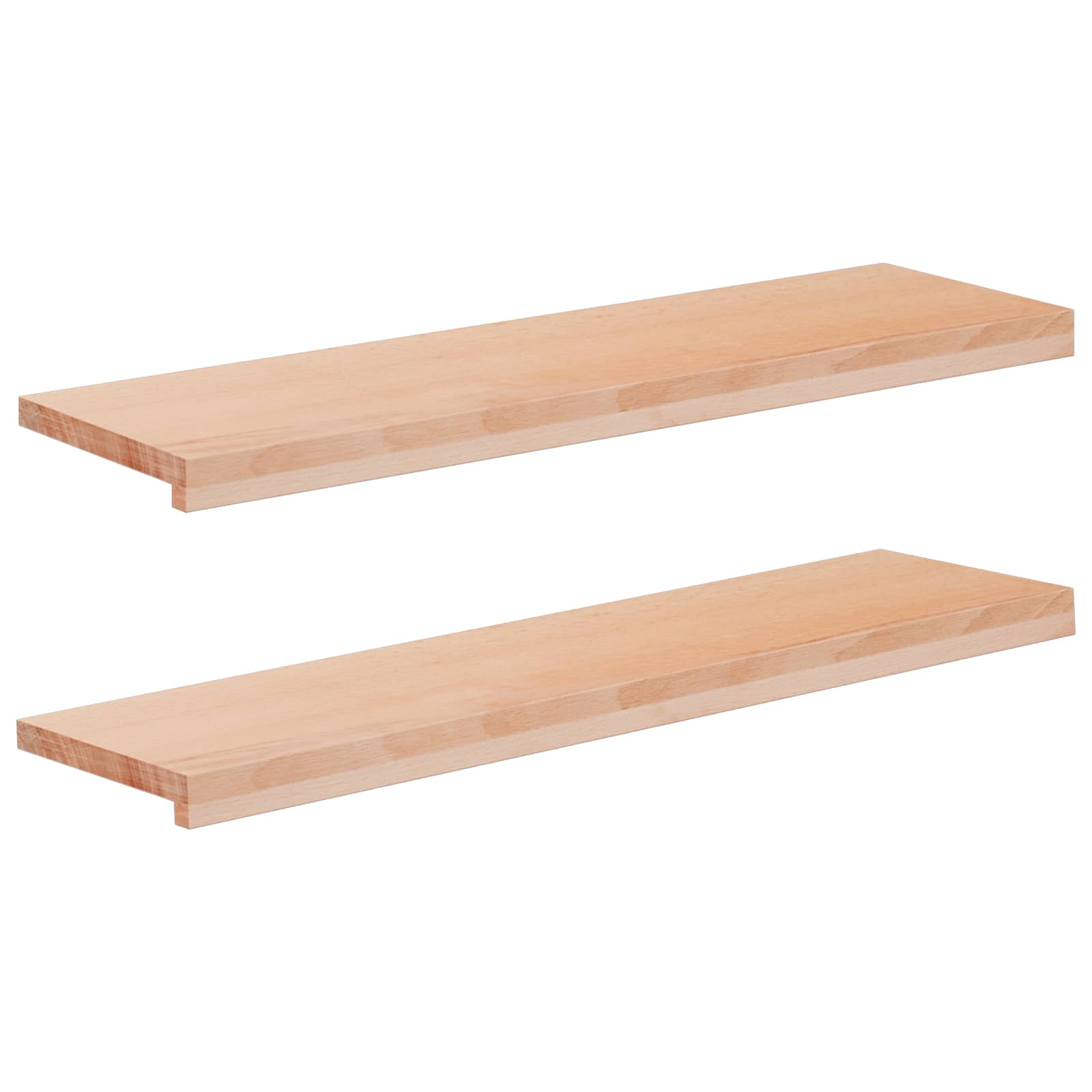 Prozorske klupice 2 kom. Prirodna 90 x 30 x 2 cm