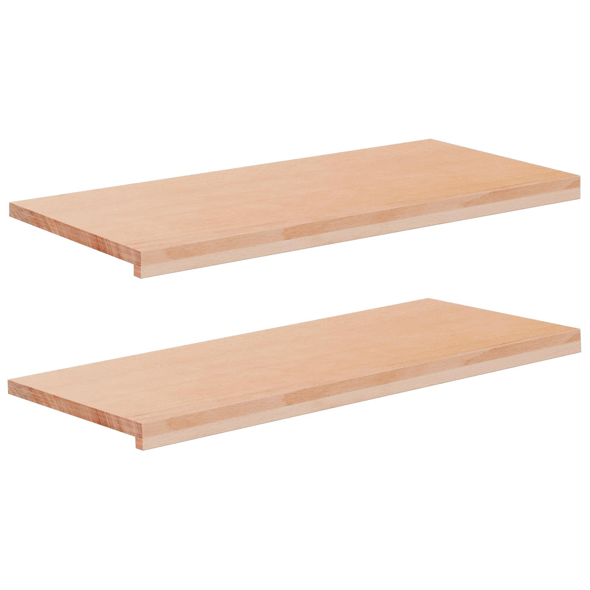 Prozorske klupice 2 kom. Prirodna 90 x 40 x 2 cm
