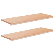 Prozorske klupice 2 kom. Prirodna 120 x 40 x 2 cm