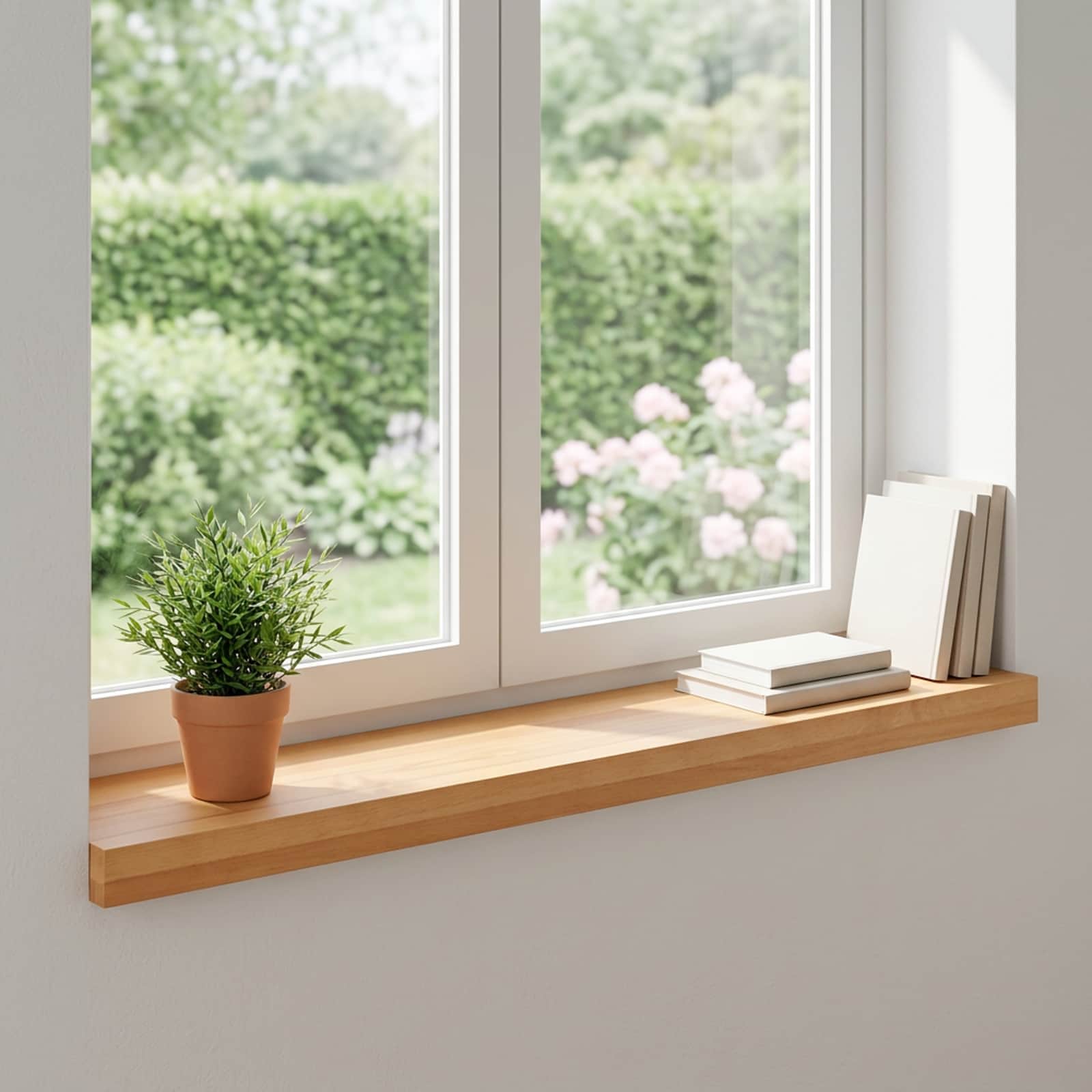Prozorske klupice 2 kom. Svijetlosmeđa 70 x 20 x 2 cm