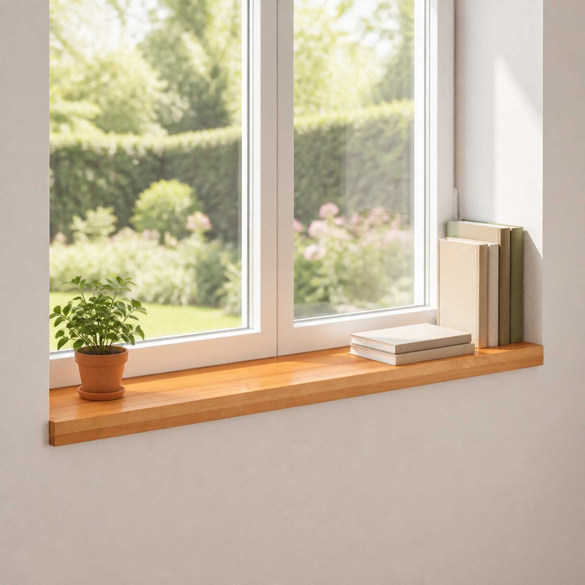 Prozorske klupice 2 kom. Svijetlosmeđa 70 x 20 x 2 cm