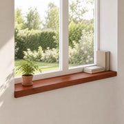Prozorske klupice 2 kom. Smeđa 70 x 15 x 2 cm Čvrsto drvo bukve