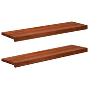 Prozorske klupice 2 kom. Smeđa 90 x 25 x 2 cm Čvrsto drvo bukve