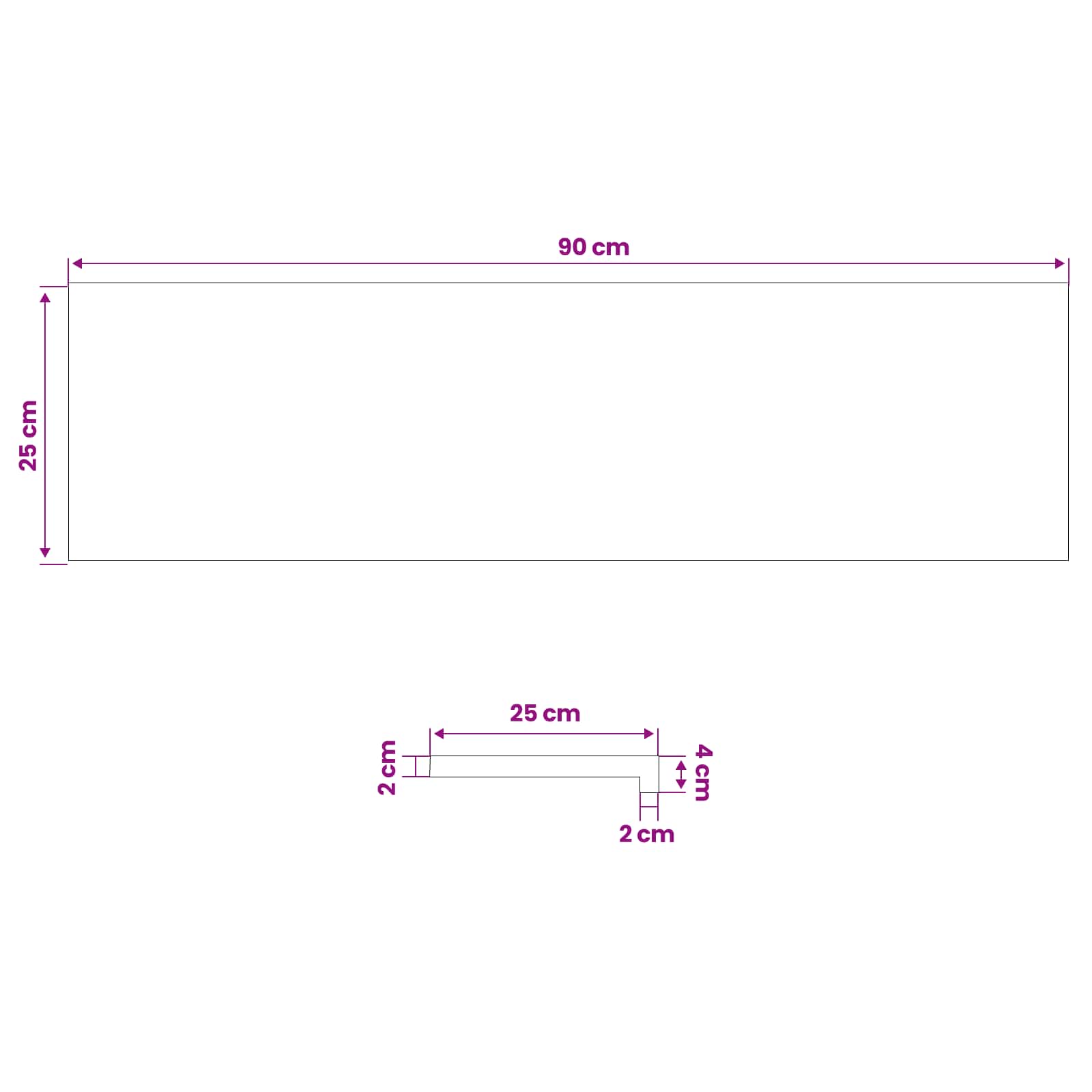 Prozorske klupice 2 kom. Smeđa 90 x 25 x 2 cm Čvrsto drvo bukve