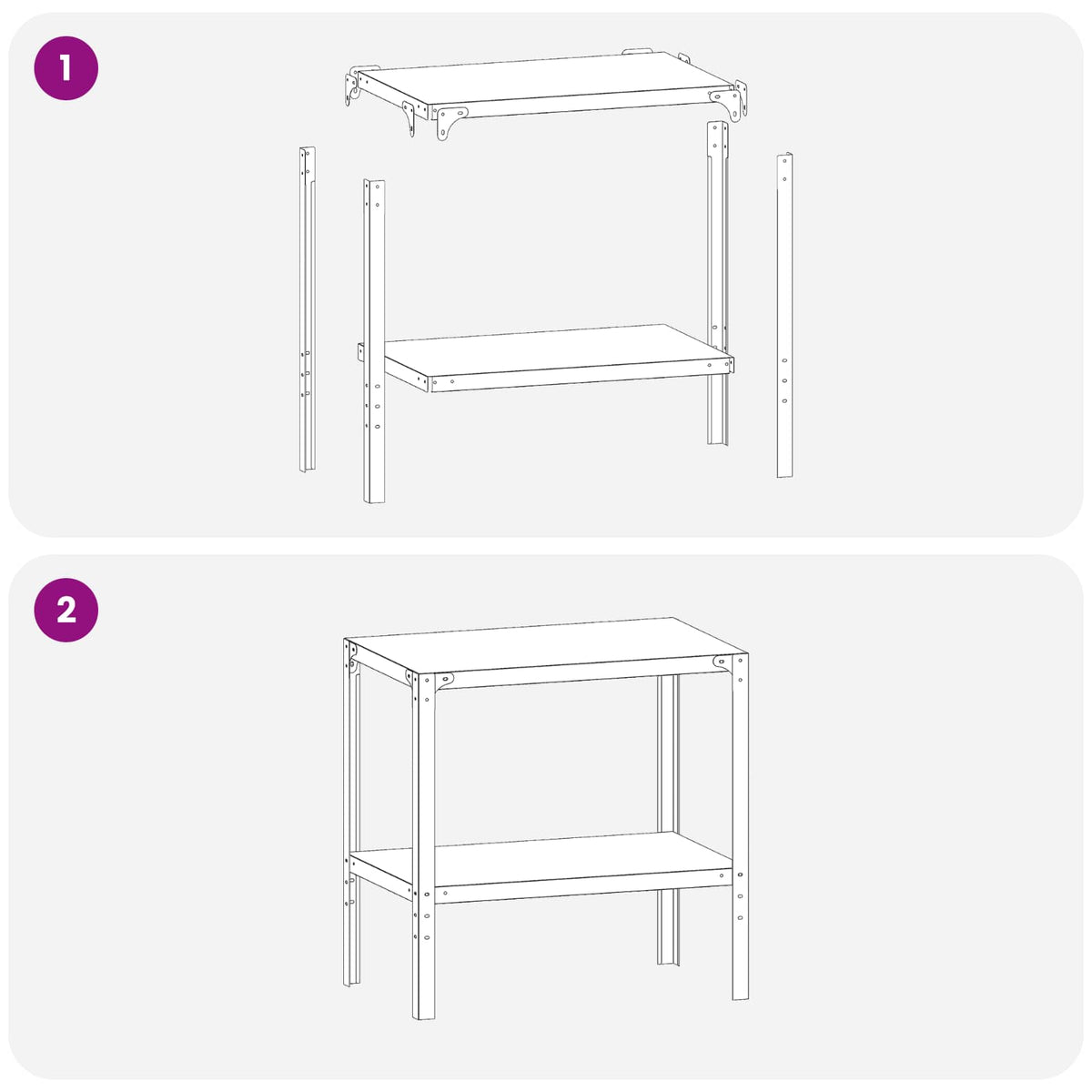 Stol za presađivanje 100 x 50 x 80 cm Čelik s prahom premazan