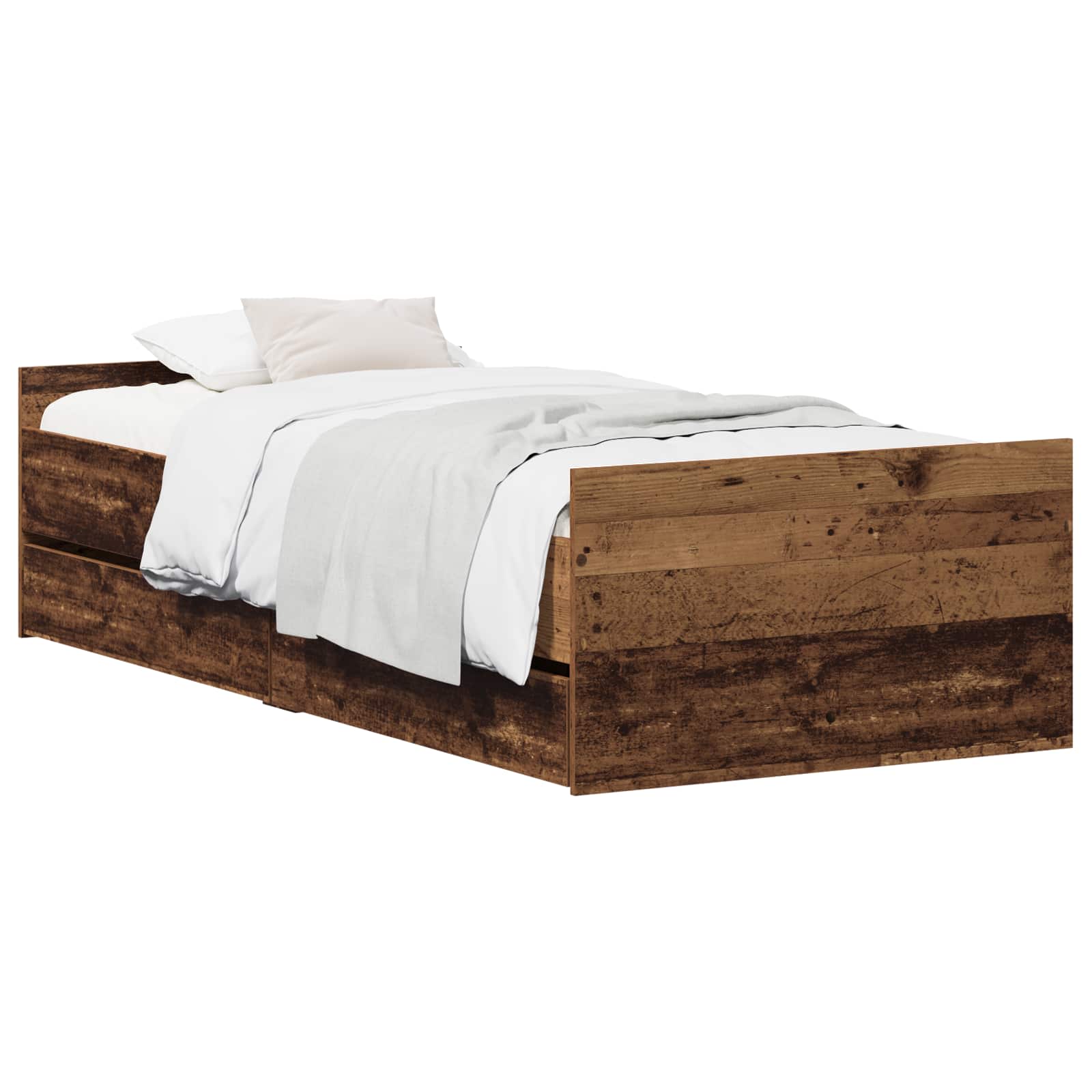 Krevetna konstrukcija Staro drvo 90 x 200 cm Konstruirano drvo