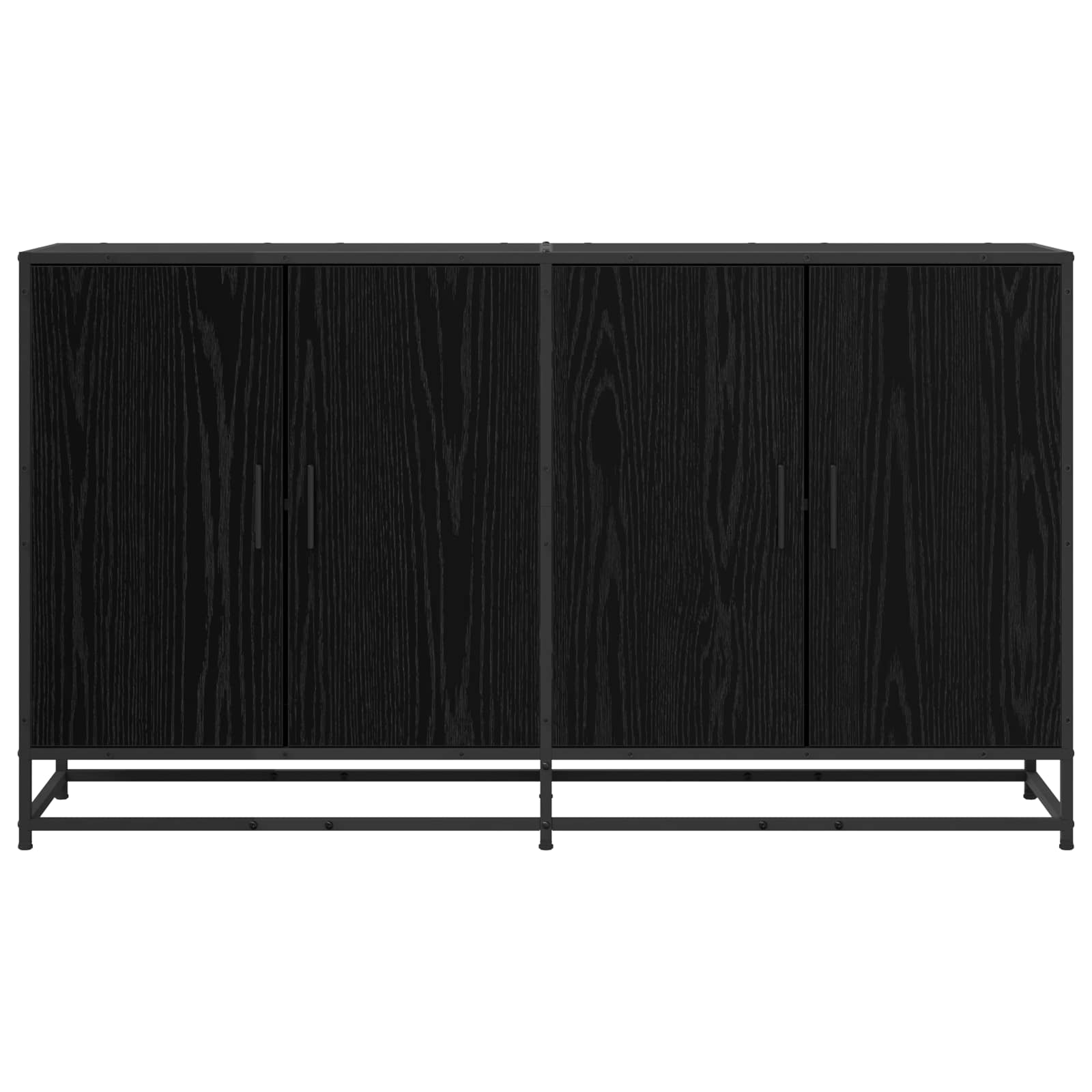 Kreveta Crni hrast 134 x 35 x 76 cm Konstruirano drvo