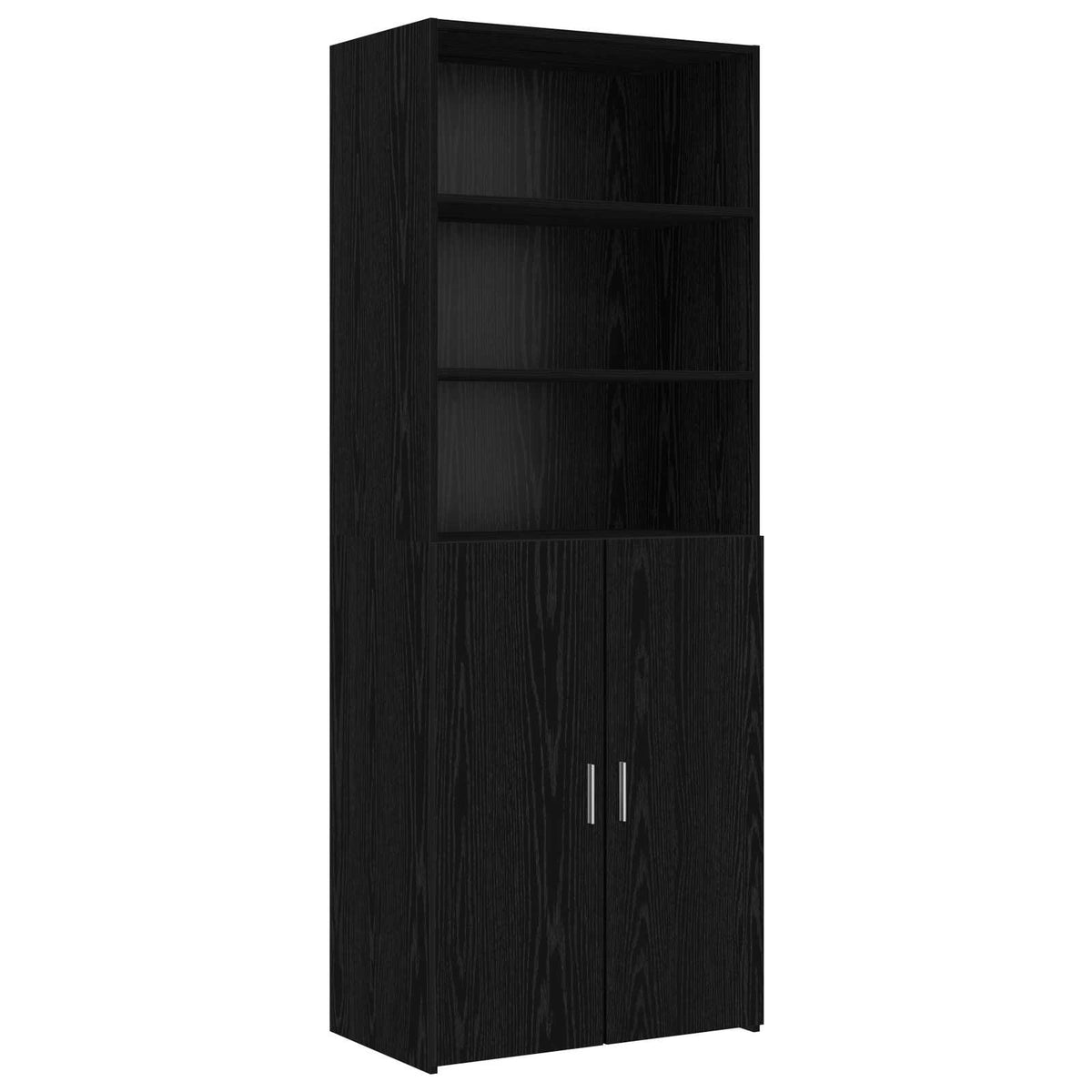 Ormar sa policama Crni hrast 70 x 42,5 x 225 cm