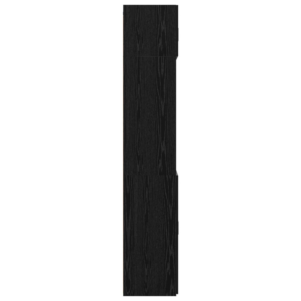 Ormar sa policama Crni hrast 70 x 42,5 x 225 cm