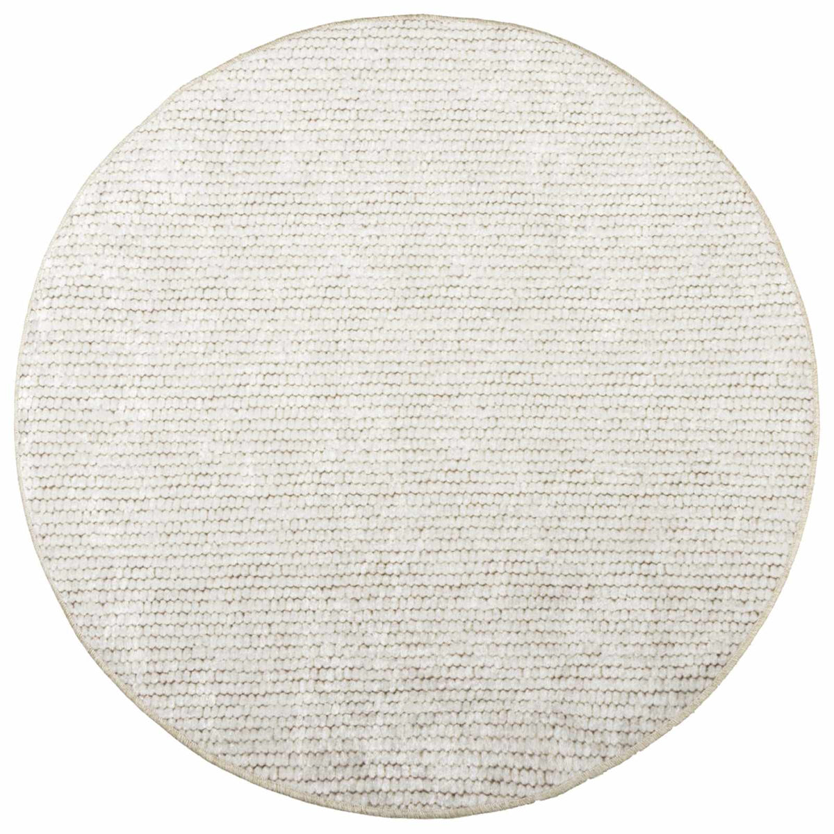 Tepih Krem Ø 120 cm 100% poliester 3 mm Mogu se prati